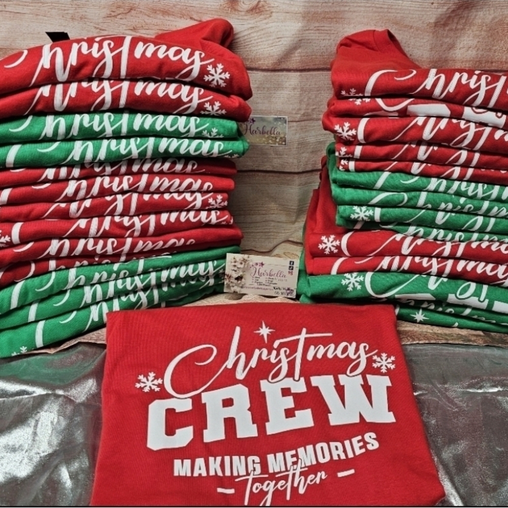 Christmas Crew Shirt - Red and Green